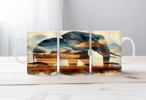 Elephant Image Coffee Mugs. Multiple images to choose from with personalization options. TheCraftNook