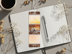 Aluminum Metal Bookmarks, Elephant Images TheCraftNook