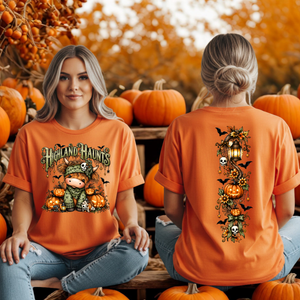 Highland Haunt T-Shirt | Front & Back Graphic TheCraftNook