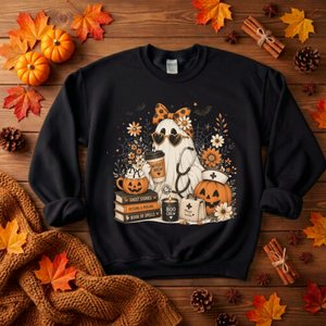 Spooky Season Caregiver Sweatshirt TheCraftNook