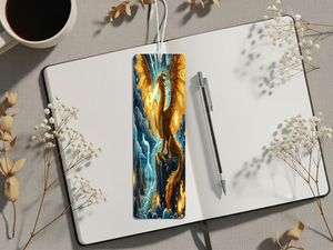 Aluminum Metal Bookmarks, Dragon Images. Mark your place in every adventure with a mystical dragon companion TheCraftNook