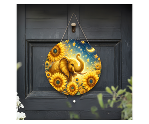 Good Vibes, Good Luck Elephant Sign TheCraftNook