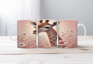 Tall Sips Giraffe Coffee Mugs, two size options. TheCraftNook