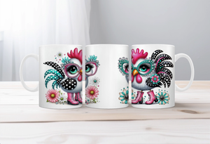 Country Coop Chicken Mug TheCraftNook