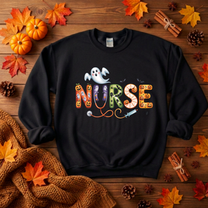 Nurse Boo Sweatshirt TheCraftNook