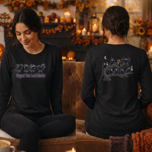 Local Murder Long Sleeve Tee Front and Back graphics TheCraftNook