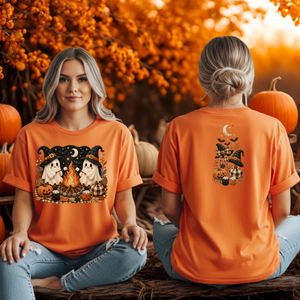 Camp Ghost Halloween T-Shirt — Front & Back TheCraftNook