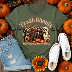 Trash Ghouls T-Shirt – Funny Halloween Graphic T-Shirt TheCraftNook