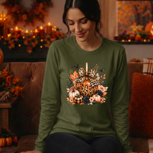 Sweet Fall Long Sleeve Tee | Cottagecore Halloween Shirt TheCraftNook