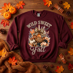 Wild Sweet Fall Sweatshirt | Halloween Cottagecore Crewneck TheCraftNook