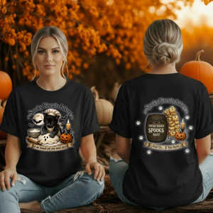 Spooky Biscuits T-Shirt — Front & Back Graphics TheCraftNook