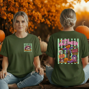 Howdy Halloween T-Shirt – Pocket & Back Graphic T-Shirt TheCraftNook