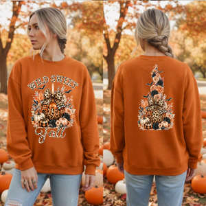 Wild Sweet Fall Sweatshirt – Front & Back Halloween Cottagecore Graphic TheCraftNook