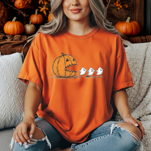 Ghost Snack T-Shirt | Halloween Graphic T-Shirt TheCraftNook