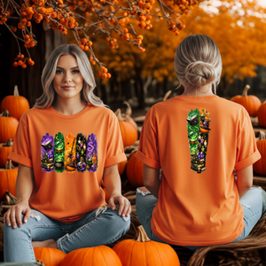Autumn Alchemy T-shirt – Witchy Halloween Graphic T-Shirt TheCraftNook