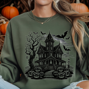 Halloween Sweatshirt | Cozy Cottagecore Graphic Crewneck TheCraftNook