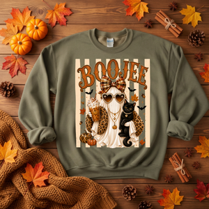 Boojee Ghost Cat Sweatshirt TheCraftNook