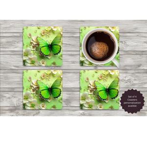 Butterfly Coasters TheCraftNook