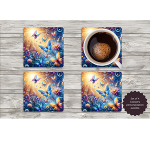 Butterfly Coasters TheCraftNook