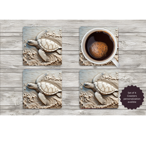 Sea Turtle Coasters — Choose Your Design TheCraftNook