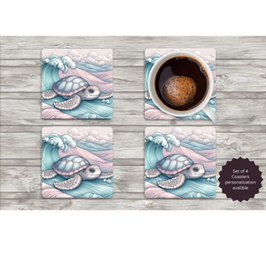 Sea Turtle Coasters — Choose Your Design TheCraftNook