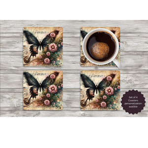 Butterfly Coasters TheCraftNook