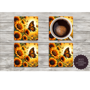 Butterfly Coasters TheCraftNook