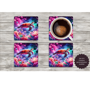 Sea Turtle Coasters — Choose Your Design TheCraftNook