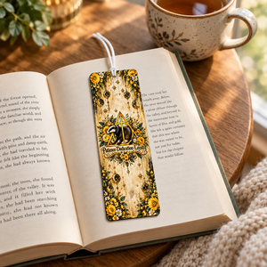 Bookmark in a cozy reading nook