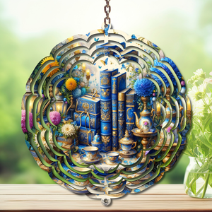 “Once Upon a Breeze Aluminum Metal Wind Spinner, multiple images available TheCraftNook