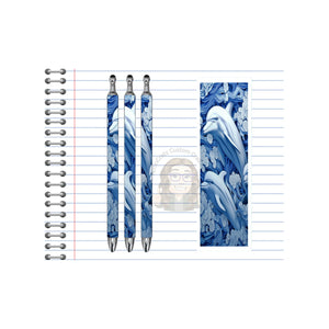 Refillable Pens, Dolphin Images. A pen that’s as playful as a dolphin. Multiple options and Images available. TheCraftNook