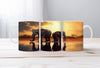 Elephant Image Coffee Mugs. Multiple images to choose from with personalization options. TheCraftNook