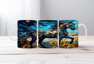 Horse Image Coffee Mugs Grace in Motion TheCraftNook