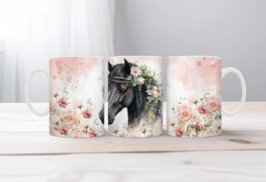 Horse Image Coffee Mugs Grace in Motion TheCraftNook