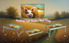 Pigs Foldable Wooden TV Tray or Bed tray/lap Desk, 2 Sizes and Multiple Images Available. TheCraftNook