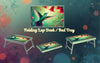 Hummingbird Foldable Wooden TV Tray or Bed tray/lap Desk. Let your space bloom beautifully. 🌺✨ 2 Sizes and Multiple Images Available. . TheCraftNook