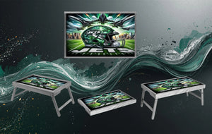 Sports Foldable Wooden TV Tray or Bed tray/lap Desk, 2 Sizes and Multiple Images Available. TheCraftNook