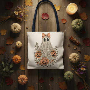 Lacey Ghost Tote — Flat Lay Lifestyle