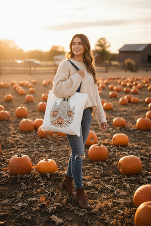 Lacey Ghost Tote — Person Lifestyle