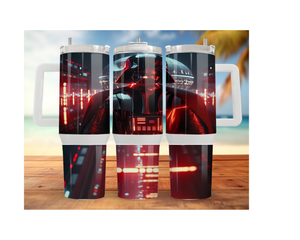 Sip With the Dark Side 40 oz Traveler Tumblers TheCraftNook