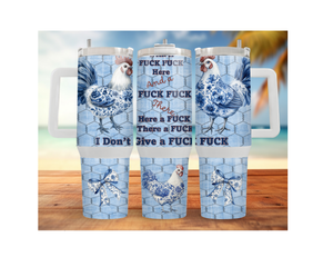 30- and 40-ounce Happy Hen Chicken Stainless Steel Tumblers. Multiple Sizes and Images Available. TheCraftNook