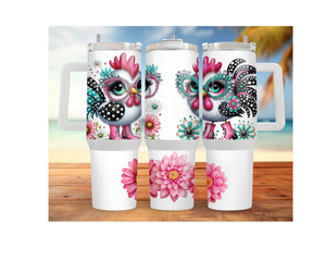 30- and 40-ounce Happy Hen Chicken Stainless Steel Tumblers. Multiple Sizes and Images Available. TheCraftNook