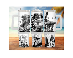 Sip With the Dark Side 40 oz Traveler Tumblers TheCraftNook