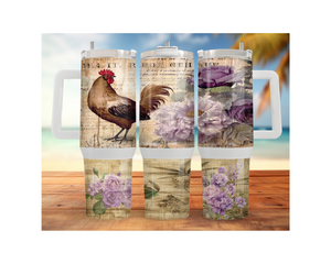 30- and 40-ounce Happy Hen Chicken Stainless Steel Tumblers. Multiple Sizes and Images Available. TheCraftNook