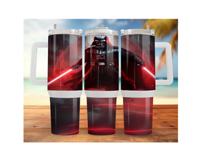 Sip With the Dark Side 40 oz Traveler Tumblers TheCraftNook