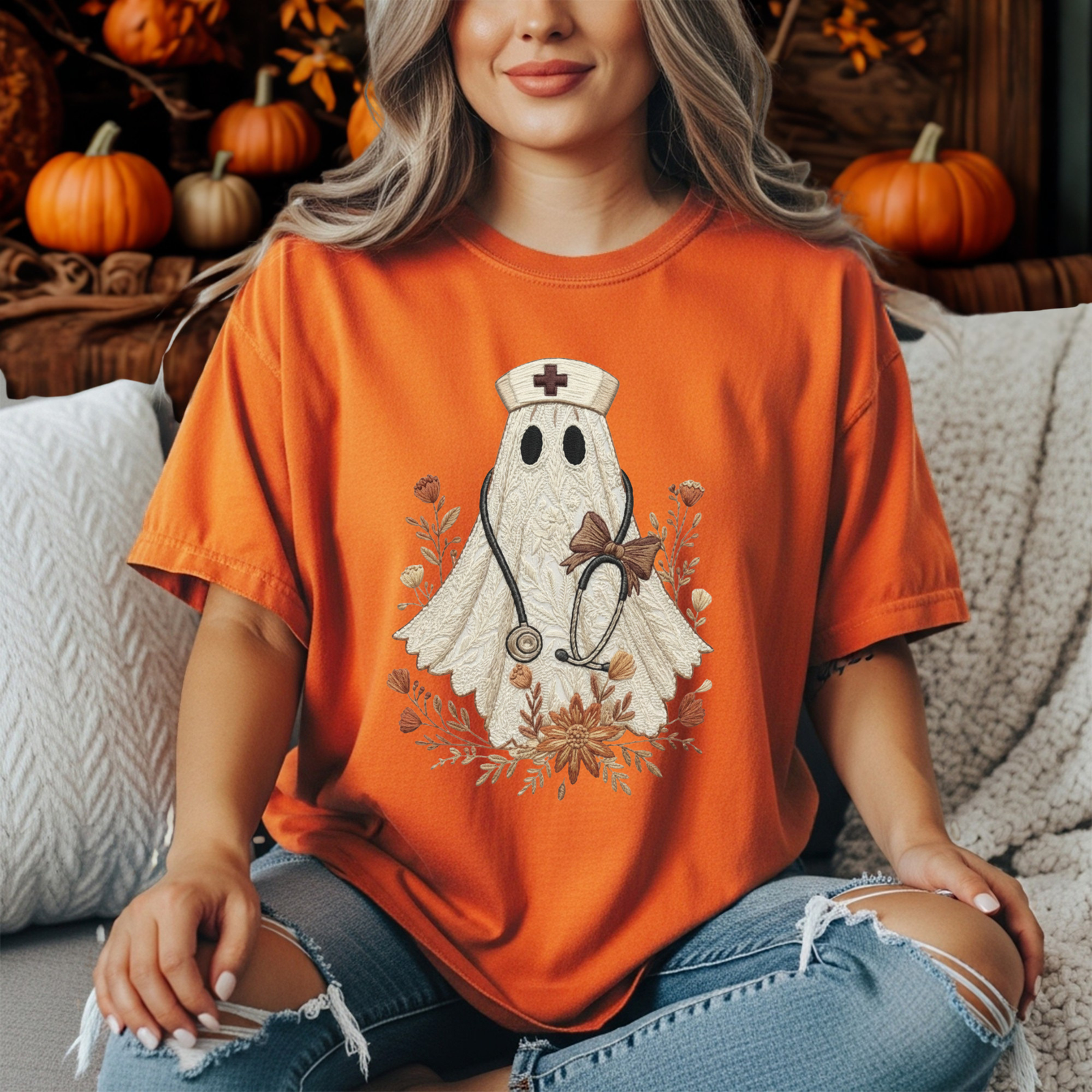 Boo-tiful Nurse T-Shirt TheCraftNook