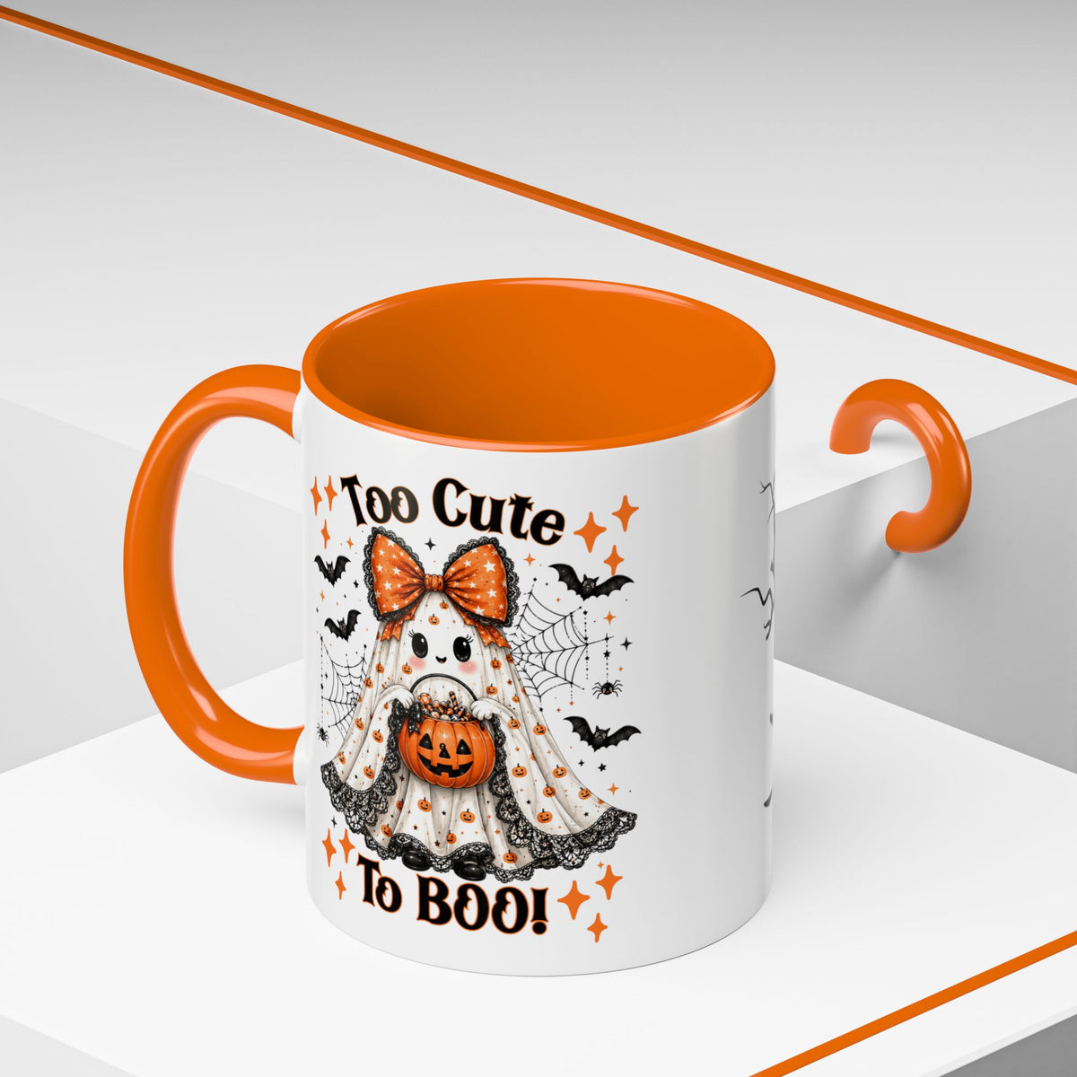 Too Cute to Boo Coffee Mug Printify