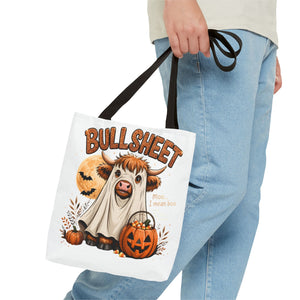 BullSheet Halloween Tote Bag Printify