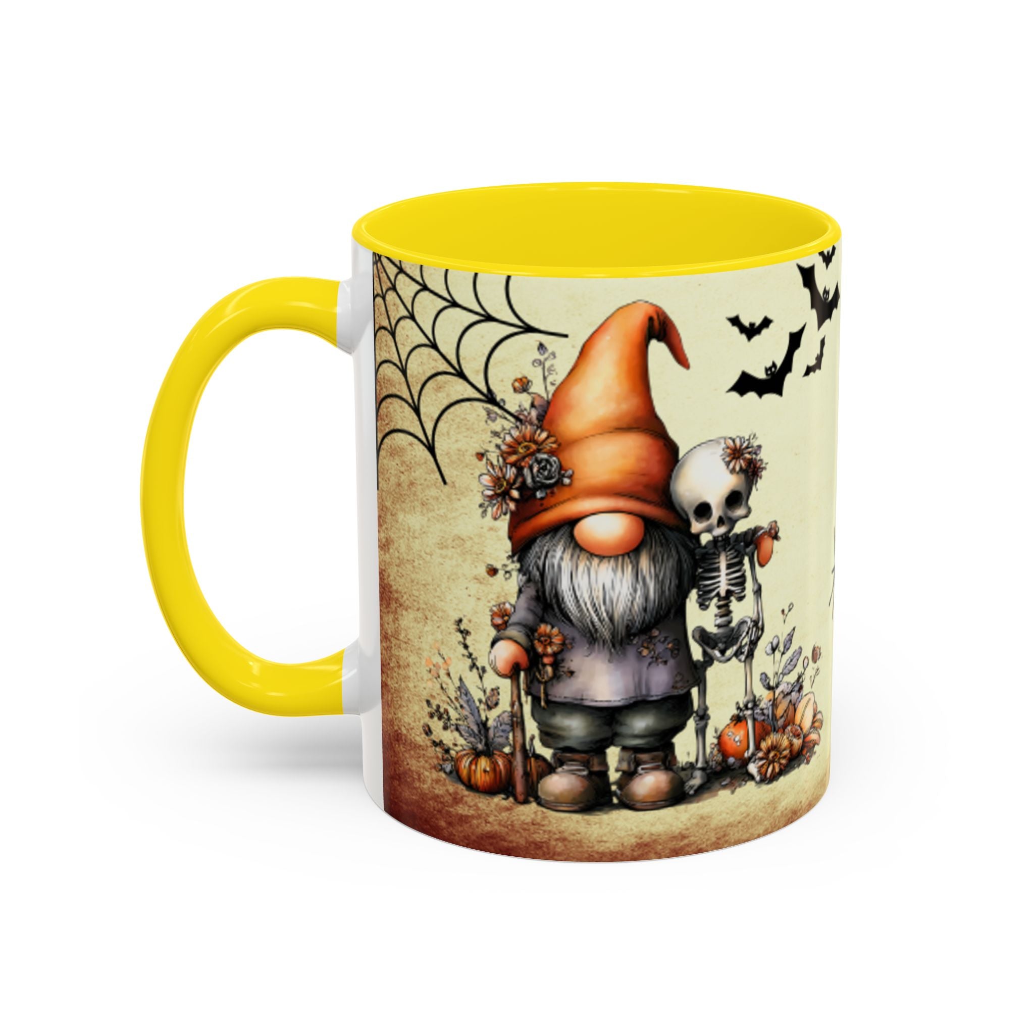 Hangin' with My Gnomie Coffee Mug — Spooky Pumpkin Moon Design (11/15oz)
