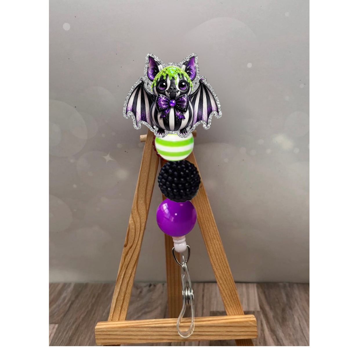 Cutesy Bat Badge Pull TheCraftNook